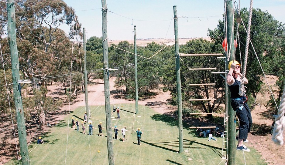 Glenhaven Park Camp Pic 1 - High Ropes course at Glenhaven Park Camps