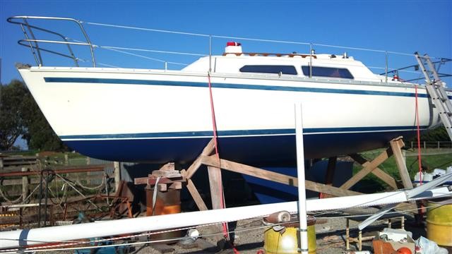 The Yacht Doctor Pic 1 - Works in progress Restoring a Yacht to its former glory