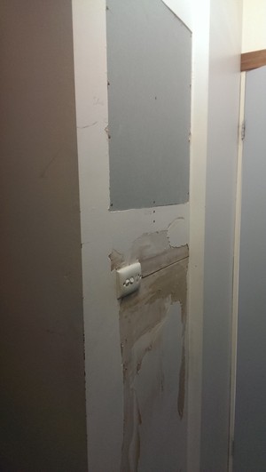 Phillip Maurice Plastering Pic 2 - same wall prepared for setting