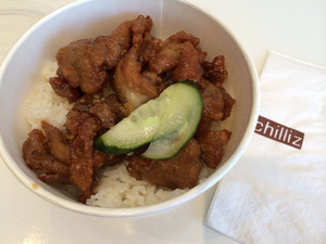 Chilliz Take Away Pic 2 - Honey Chicken Wing with rice