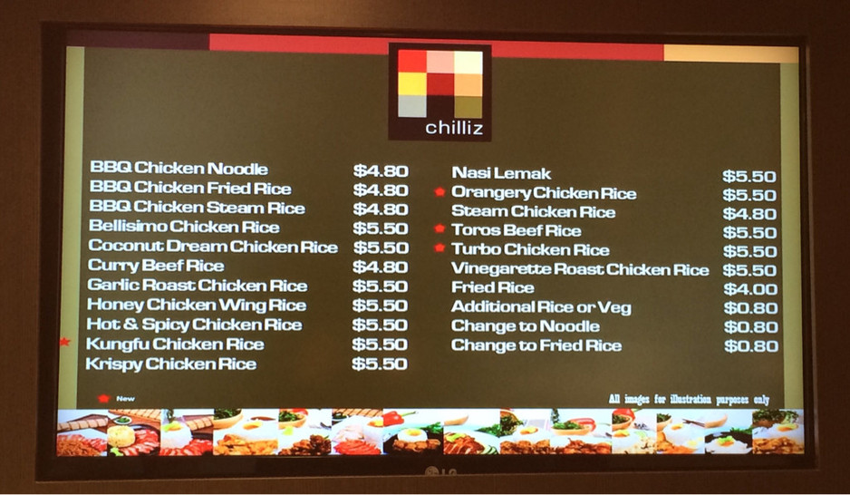 Chilliz Take Away Pic 1 - Menu