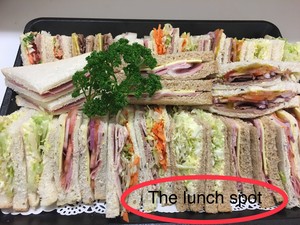 The Lunch Spot Pic 4 - Mixed salad sandwiches for catering