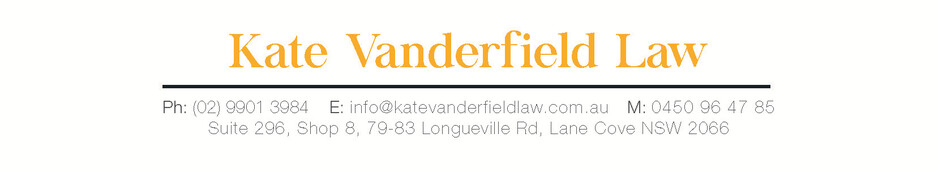 Kate Vanderfield Law - Generalist solicitor Pic 1