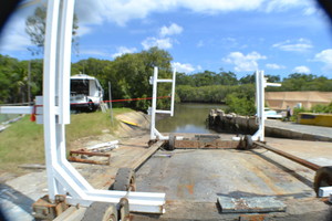 Cabbage Tree Creek Slipway Pic 2 - adjustale trolley