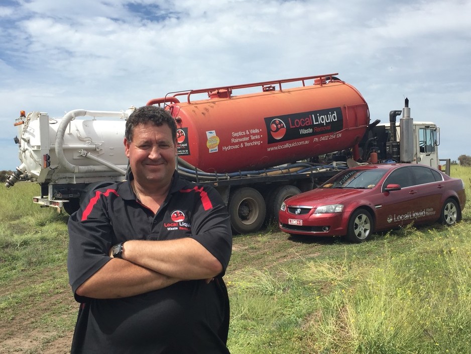 Local Liquid Pic 1 - Andrew and trucks