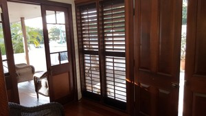 Brisbane Magnetic Screens Pic 5 - Large plantation shutters work just as well