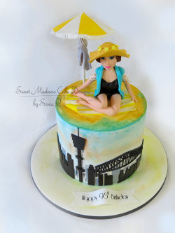 Sweet Madness Cake Designs Pic 5 - A Place to remember ediblecaketoppers sugarflowers femalefigurines handscupted sweetmadnesscakedesigns