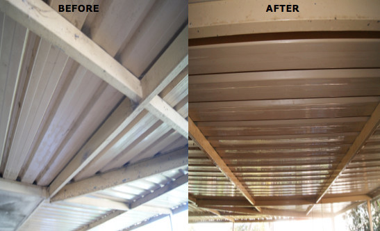 Industrial High Pressure Pty Ltd Pic 1 - See the difference of our clean roof undercover area