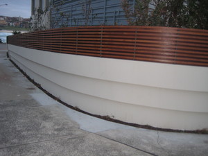 Bakker Built Pic 2 - Curved Teak Clad Fence