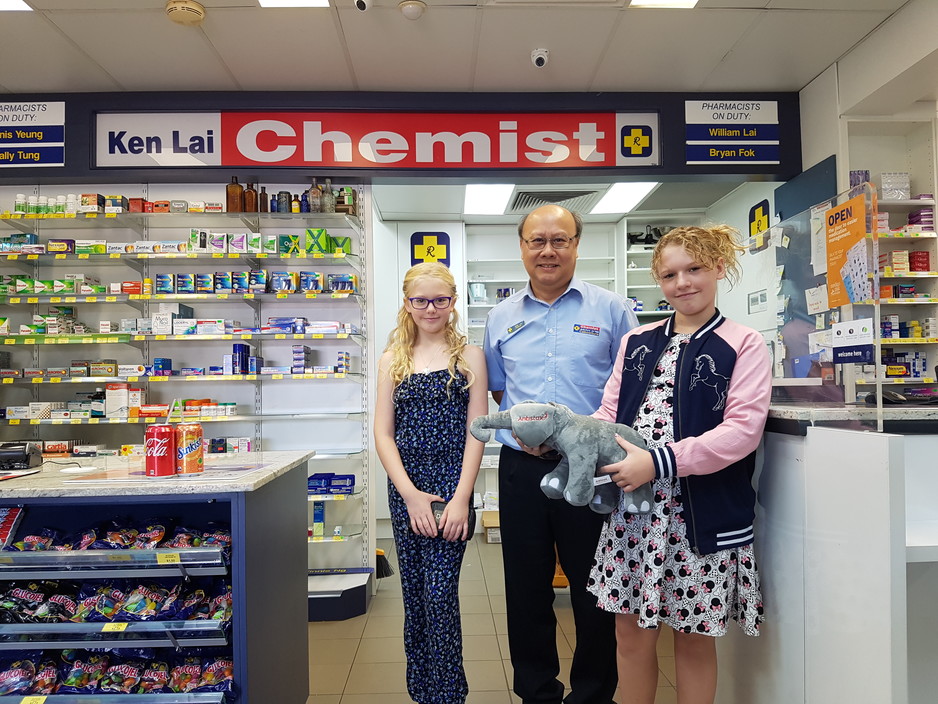 Caboolture Clinical Research Centre Pic 1 - Ken from Ken lai chemist was very generous and gave my two daughters this promotional elephant for them in time for easter