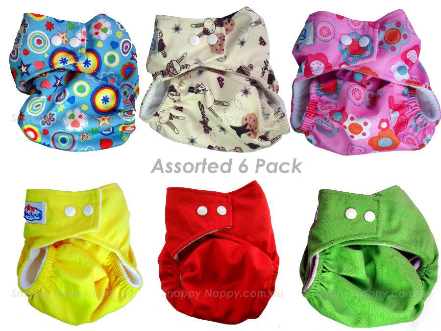 Snappy Nappy Pic 1 - Modern Cloth Nappies Nappy Packs