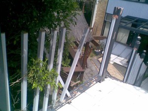 Fix-It Group Carpentry & Maintenance Pic 4 - broken railing before