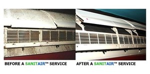 Sanitair Brisbane West Pic 2 - Before and After a Sanitair Service