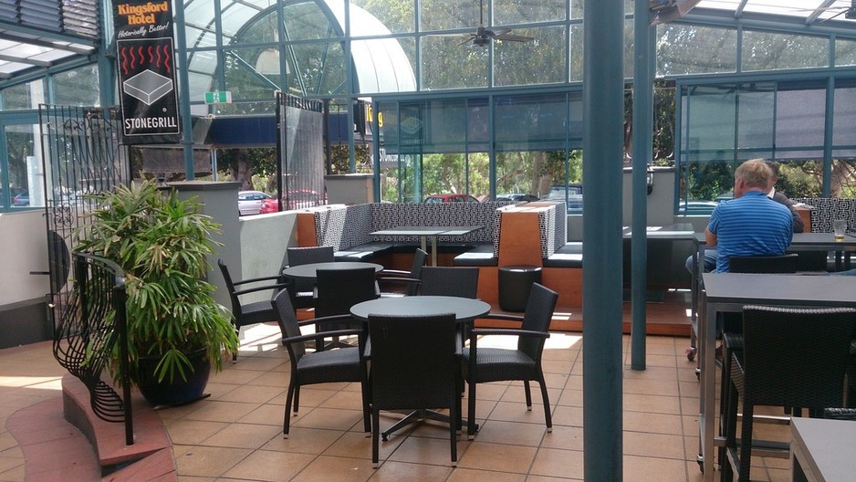 Kingsford Hotel Pic 1 - The nonsmoking beer garden