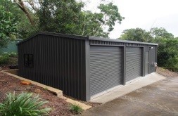 Trusty Sheds Pic 3 - 2 car garage and man cave