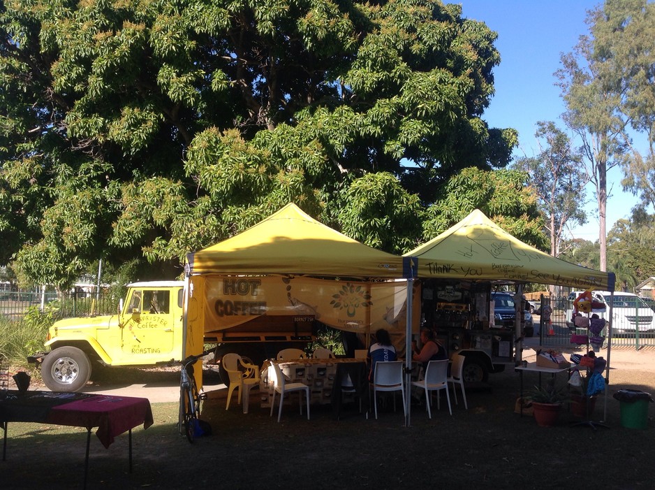 Barrarister Coffee Company Pic 2 - Coffee set up at Burpengary market