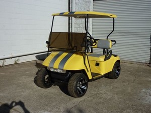 Eagle Carts Pic 4 - One of our carts with custom paint custom seat trim tinted fold down windscreen and unique wheels and tyres