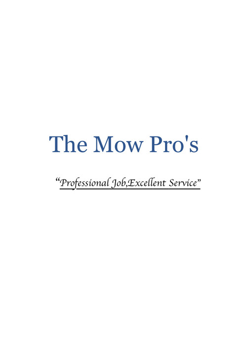 The Mow Pro's Pic 1