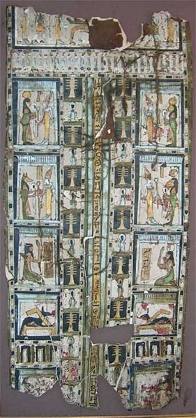 Peter Lane Gallery Pic 4 - Egyptian sarcophagus painting