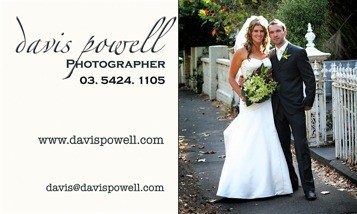 Davis Powell Photography Pic 1 - another beautiful weddingand my card photographed in st kilda melbourne