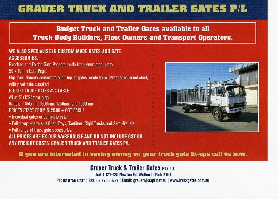 Grauer Truck & Trailer Gates Pic 1