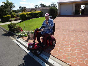 Comfy Kerb Pic 2 - Access made easier safer comfy for mobility scooters