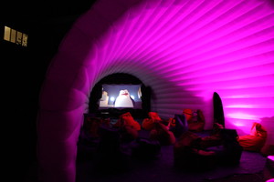 The Party Cave Pic 5 - Outdoor Cinema Igloo