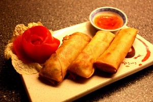 Happy Delicious Restaurant & Cafe Pic 5 - Vietnamese Spring rolls