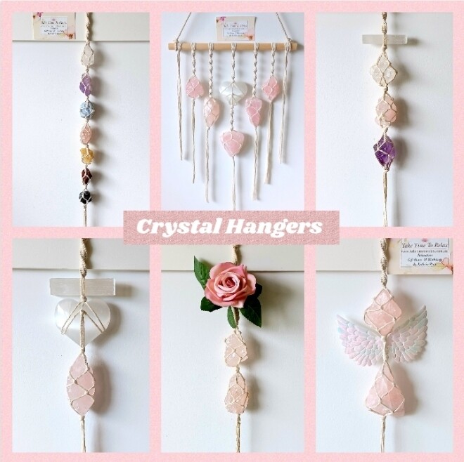 Take Time To Relax Pic 2 - Crystal Hangers and Charms available