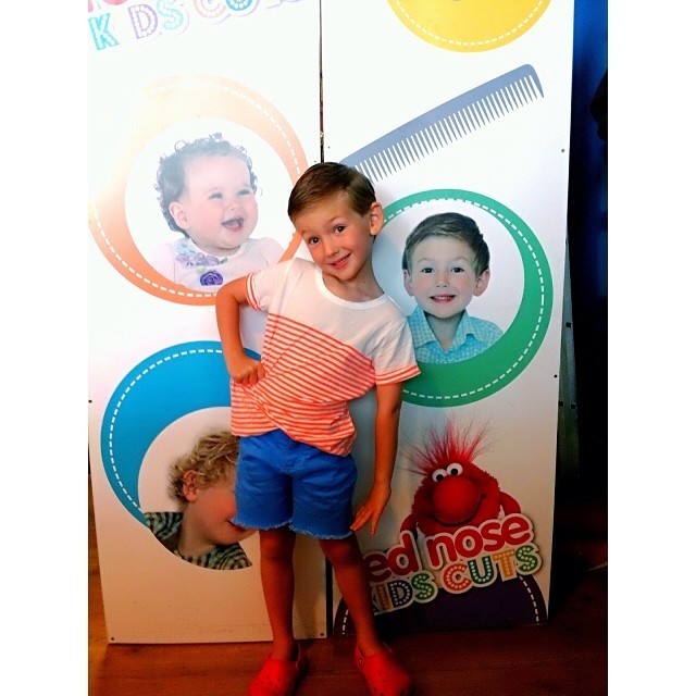 Red Nose Kids Cuts Pic 1 - Our Model Noah all spruced up for the start of the new school term