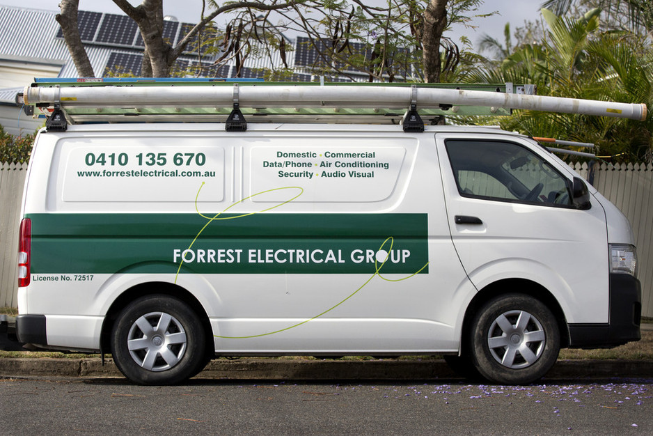 Forrest Electrical Group Pic 1 - Electrical Service Van maintenance service work in the greater Brisbane area