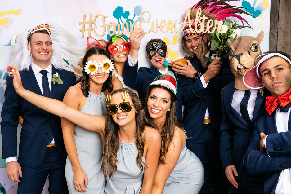 Confetti Cartel Pic 1 - Get your bridal party pumped and jump in our extra wide photobooth perfect for you and your wedding guests