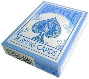 Mehow Magic Pic 3 - BLUE REVERSE BICYCLE PASTEL DECK PLAYING CARDS FASHION DESIGN CUTE ELEGANT GAFF