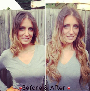 Envy My Hair Hair Extensions Pic 5 - Before After Clip in hair extensions 11999