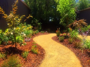 Local Garden Care Pic 2 - Zen style garden Soft foliage and curved paths inspire relaxation