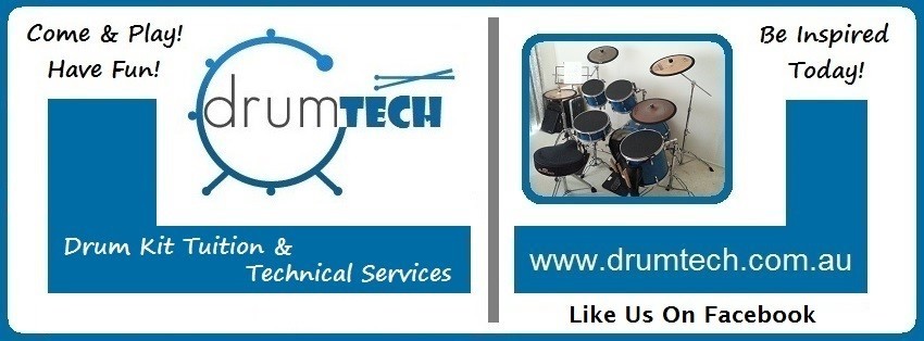 DRUMTECH - Drum Kit Tuition & Technical Services Pic 1 - Business FlyerBanner