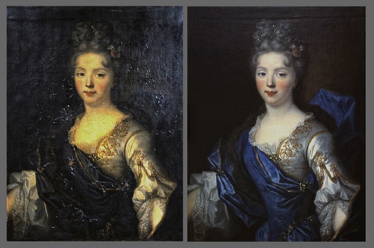 Kristel Smits Art Restoration Pic 1 - Full conservation and restoration treatment before and after photos