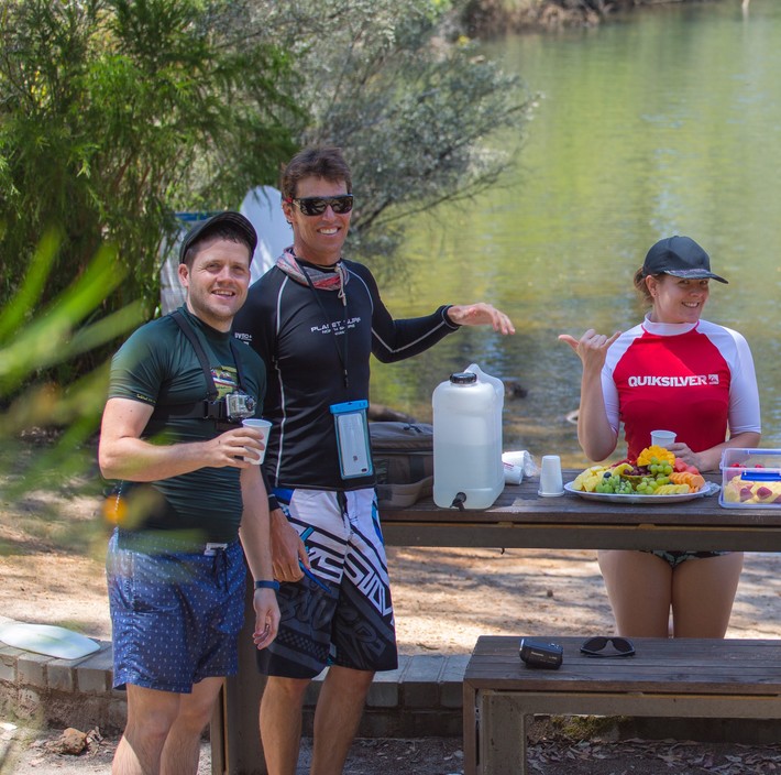 Margaret River Stand Up Paddle Pic 1 - Tropical Fruit Picnic on one of our SUP Tours