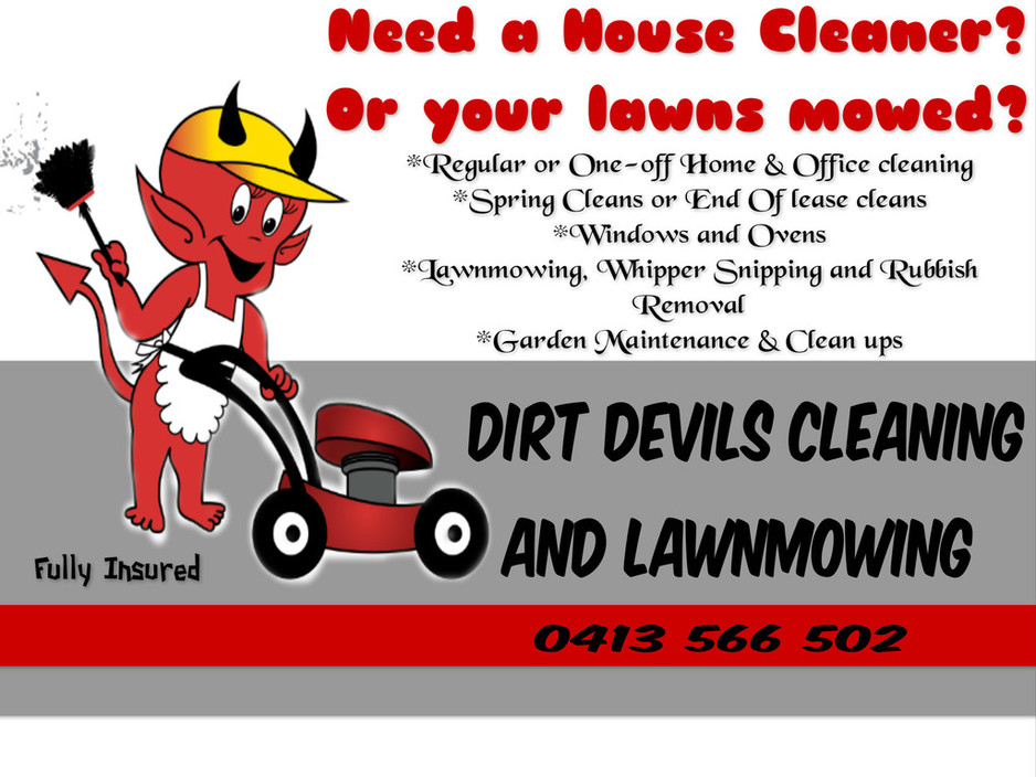 Dirt Devils Cleaning and Lawnmowing Pic 1