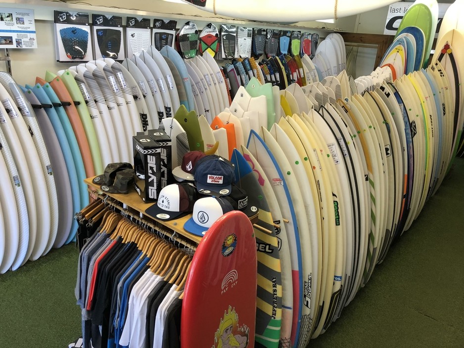 Boards In The Bay Pic 1 - Inside Boards In The Bay a little slice of Byron Bays best range of Surfboards