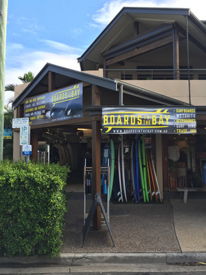 Boards In The Bay Pic 3 - Street View of Boards In The Bay Byron Bay Surfboard Shop