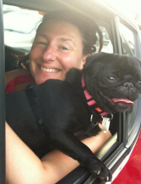 Deb's Happy Pets Pic 1 - Pearl and her Mumma Deb