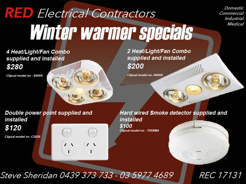 RED Electrical Contractors Pty Ltd Pic 1 - extended to end of spring