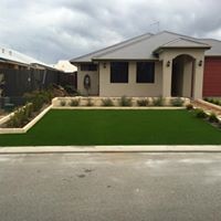 OUTDOOR FLOORS Pic 3 - Planter boxes and artificial lawn