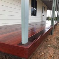 OUTDOOR FLOORS Pic 4 - 140mm Jarrah decking