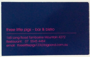 Three Little Pigs Bar & Bistro Pic 2