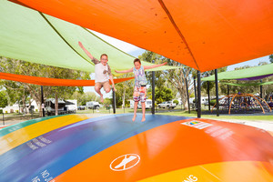 Kirra Beach Tourist Park Pic 3 - Kirra Beach plenty of play equipment