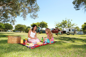 Kirra Beach Tourist Park Pic 5 - Kirra Beach space for family picnics