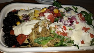 zambrero Pic 5 - Beef and chicken burrito bowl