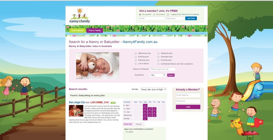 nanny4family.com.au business Pic 1 - Looking for Nanny or Babysitter jobs Nanny4Familycomau is a solution for you Its FREE